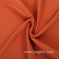 Polyester Spandex ottoman rib sportswear fabric